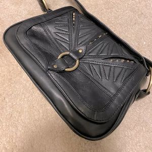 Custom Handmade Leather Moto Purse
